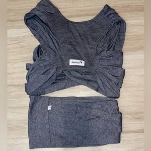 Grey Konny wrap baby carrier